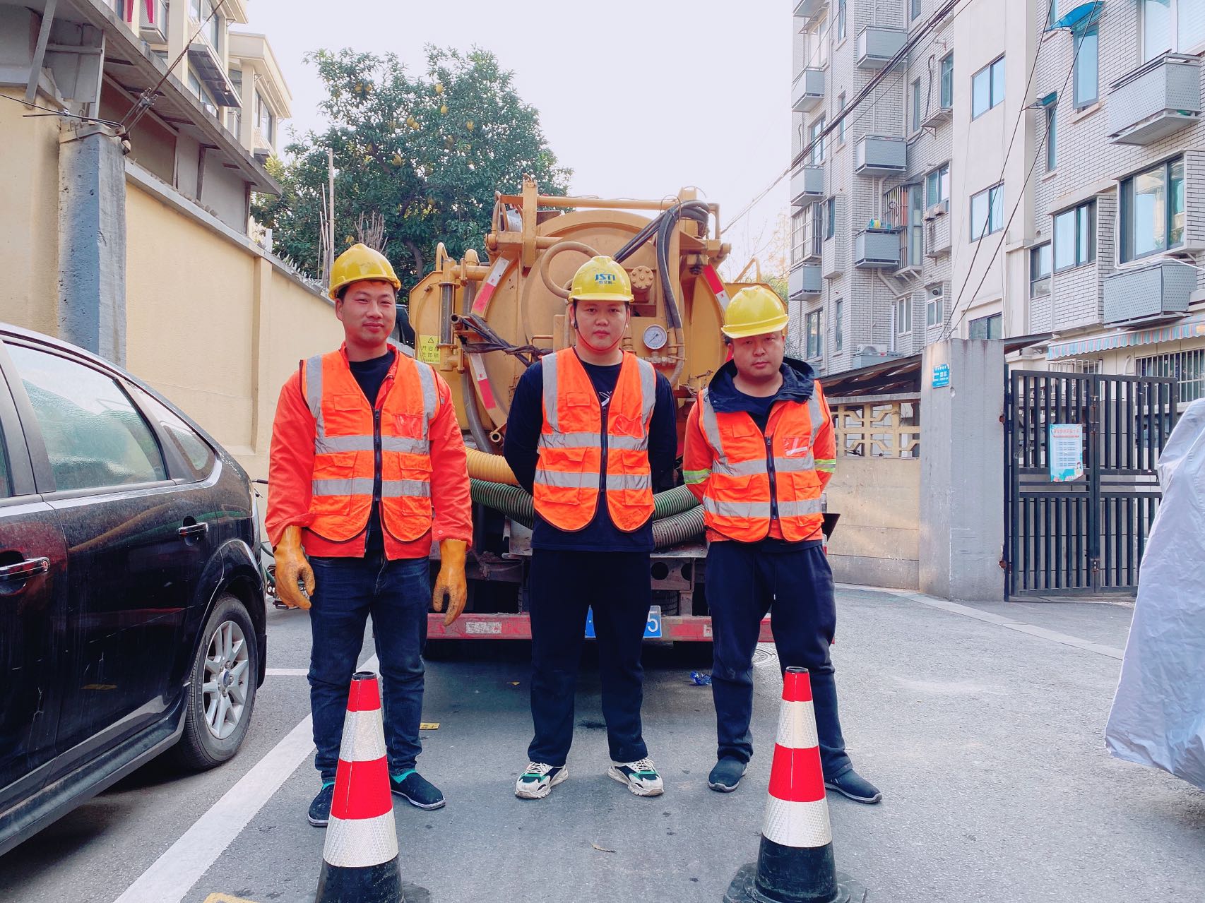 廖家巷南京某小区管道清淤检测施工